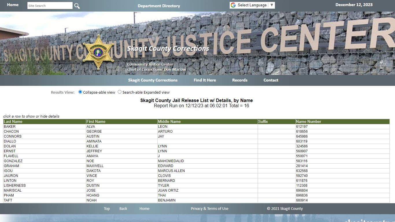 Skagit County Corrections - Skagit County, Washington