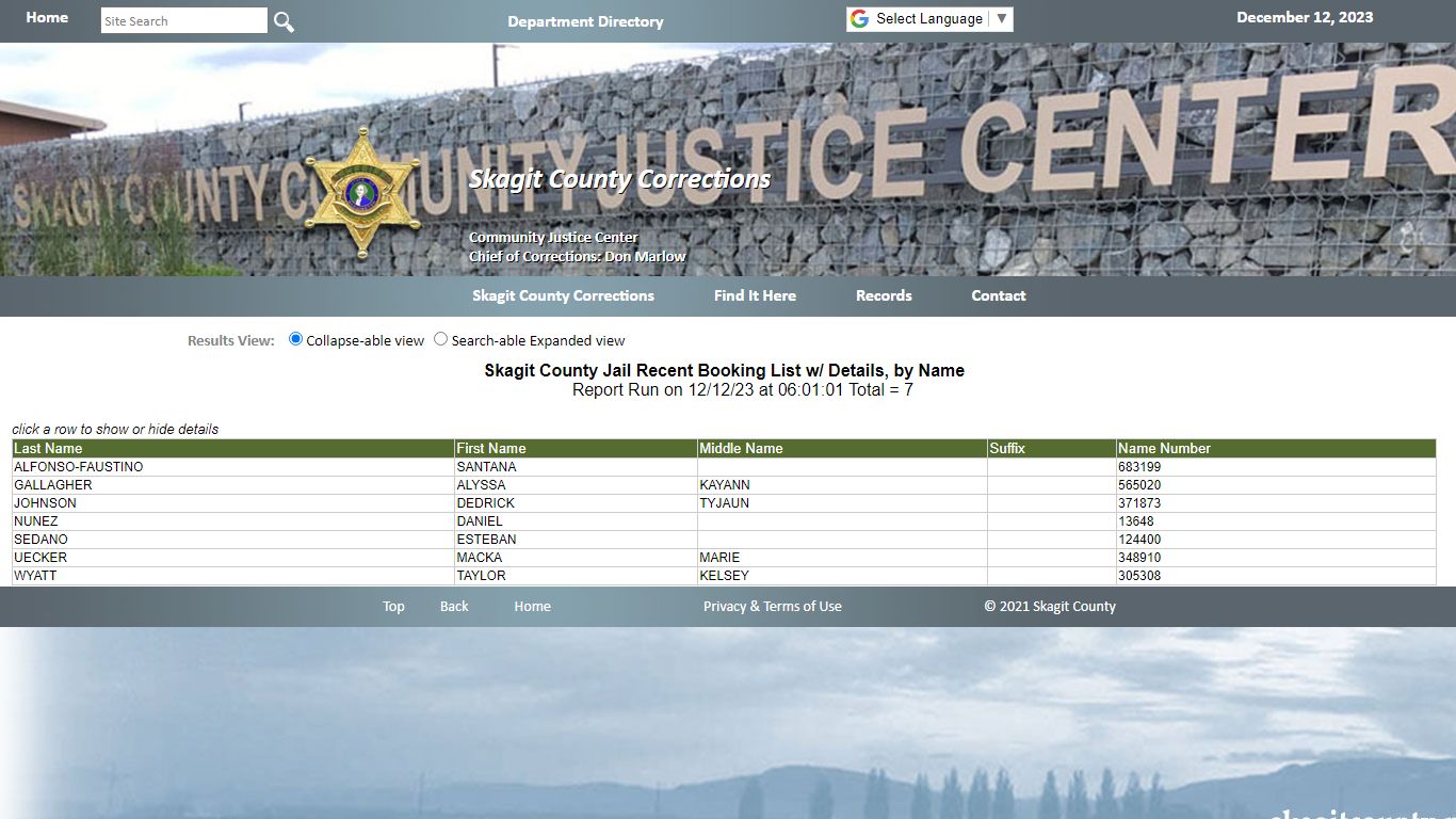 Skagit County Corrections - Skagit County, Washington
